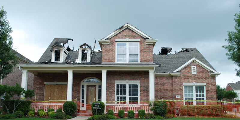 Fire Damage in Plano, Texas
