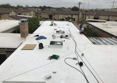 TPO Roof Membrane Cleaning